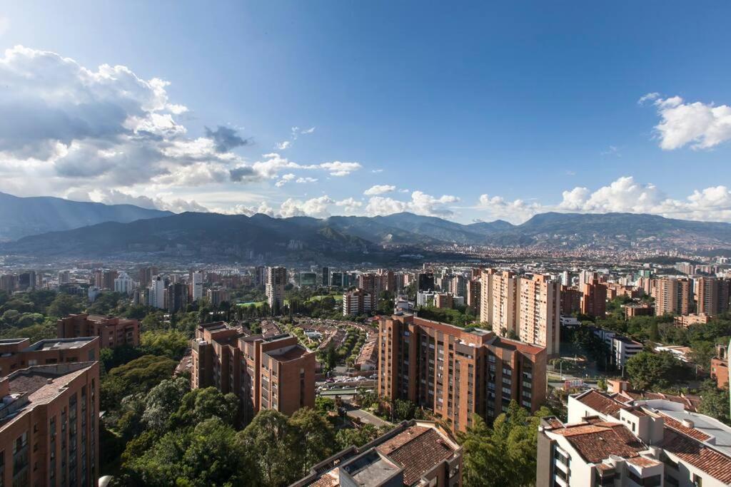 Lux 2Br El Poblado Great View Apartment Medellin Ngoại thất bức ảnh